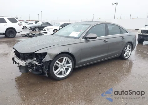 2014 Audi A6 2.0T Premium из США, поврежденный, VIN WAUGFAFC3EN087176